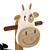 Cow Toddler Balance Bike Model 3D model small image 5