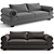 Eichholtz Coachella Sofa: Luxurious Design 3D model small image 1