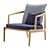 Roberto Lazzeroni Teak Armchair 3D model small image 7