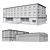 Industrial Building Model Kit 3D model small image 2