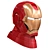 Replica Iron Man Helmet Cosplay 3D model small image 2