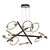 Elegant 9-Light LED Pendant 3D model small image 1