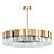 Sparkling Contemporary Crystal Chandelier 3D model small image 1