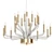 Venetian Glass Brass Chandelier 3D model small image 1