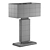 Sleek Modern TELLUS Lamp 3D model small image 4