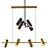 Modern 4-Light Pendant Collection 3D model small image 1