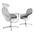 Modern Ergonomic Lounge Chair with 3D Design 3D model small image 6