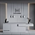 Modern 3D Reception Desk Model 3D model small image 6