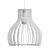 Natural Wood Pendant Light Fiji 3D model small image 2