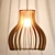 Natural Wood Pendant Light Fiji 3D model small image 3