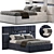 Modern Fenice Bed Furniture - 3D Model 3D model small image 1