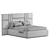 Modern Fenice Bed Furniture - 3D Model 3D model small image 4