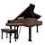 Steinway Antique Piano 2015 Vray 3D model small image 1