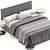 Luxury Bed S8 Evita 3D 3D model small image 4