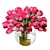 Pink Tulips Bouquet 3D Model 3D model small image 3