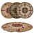 Round Rug Set with Variants 3D model small image 1