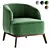 Modern and Stylish Megan Armchair 3D model small image 3