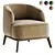 Modern and Stylish Megan Armchair 3D model small image 4