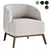 Modern and Stylish Megan Armchair 3D model small image 5