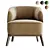 Modern and Stylish Megan Armchair 3D model small image 6