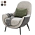 Elegant High Back Armchair: Poltrone Mad Queen 3D model small image 2