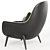 Elegant High Back Armchair: Poltrone Mad Queen 3D model small image 4