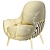 Elegant High Back Armchair: Poltrone Mad Queen 3D model small image 5