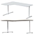 IKEA BEKANT Corner Desk Left-Sided 3D model small image 3