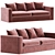 Raffaella Bio 3-Seater Sofa 3D model small image 1