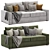 Elegant Maxwell Sofa – Comfort Defined 3D model small image 1