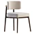 Modern Frank Dining Chair Design 3D model small image 2