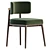 Modern Frank Dining Chair Design 3D model small image 3