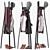 Modern Aki Coat Rack Stand 3D model small image 1