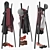 Modern Aki Coat Rack Stand 3D model small image 2