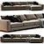 Contemporary Modular Sofa Sinfonia 3D model small image 2