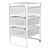IKEA LENNART 2-Color Storage Organizer 3D model small image 2