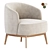 MEGAN Armchair: Modern Comfort Solution 3D model small image 1
