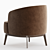 MEGAN Armchair: Modern Comfort Solution 3D model small image 4