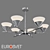 Eurosvet Rylee Ceiling Light 6-Lamp 3D model small image 1