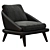 Modern Minotti Lawson Lounge Chair 3D model small image 1