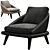 Modern Minotti Lawson Lounge Chair 3D model small image 3