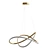 Golden Loop LED Pendant Light 3D model small image 2