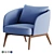 Modern Cosmo Armchair by HC28 3D model small image 10