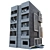 High Detail PBR Building 3D model small image 4