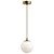 MODO mono Brass Pendant Light 3D model small image 1