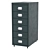 IKEA Helmer Storage Cabinet Furniture 3D model small image 4