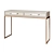 Cora Ivory Brass Console Table 3D model small image 1