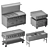Restaurant Kitchen Equipment Bundle 3D model small image 6