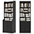 IKEA HAUGA Tall Cabinet 2 Doors 3D model small image 2