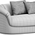 Sedilia's Roll Top Sofa 3D model small image 3